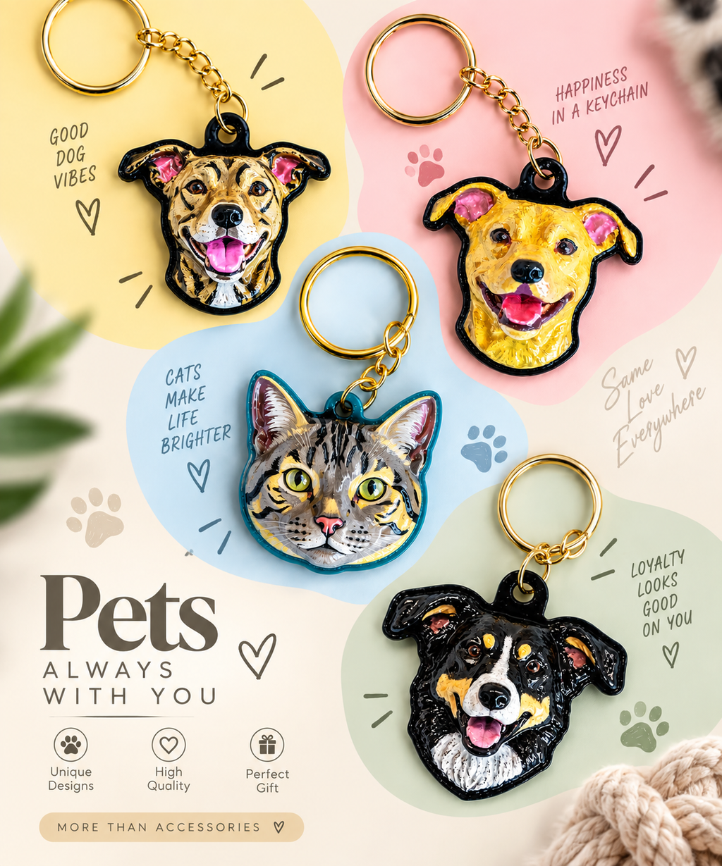 Custom Pet Keychain
